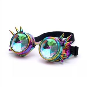 rainbow kaleidoscope glasses